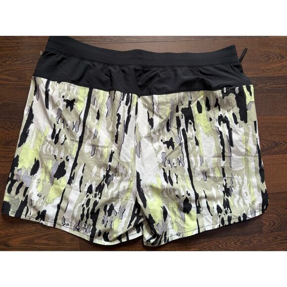 Stance Flux Performance Liner 2-in-1 Shorts Men Size XL 5" Abstract Green $85 - Picture 5 of 9